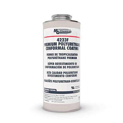 MG Chemicals 4223F Premium Polyurethane Conformal Coating for Electronics, 1 Quart, Metal Can