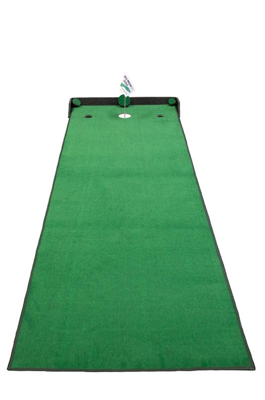 Big Moss Golf Competitor Pro TW V2 Golf Mat | 3' x 12' | Practice Putting Chipping Green with 6 Cups
