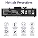 TREE.NB 76Wh C41N1837 Laptop Battery for ASUS ROG Zephyrus GA502 GA502D GA502DU GA502GU GA502IV GU502 GU502DU GU502GV GU502LU GU502LW GU502LV GX502LXS GX502GV GX502GW GU532 GX532 GX532GV GX532GW