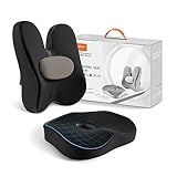 低反発 座布団＆腰クッション 2点セット