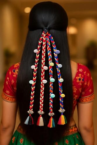 Image of Navratri Hair Braids for Girls & Women