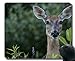 Produktbild Rutschfeste Mausunterlage für Desktops, Deer Forest Nature -Stitched Edges