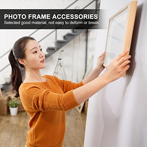 Image of 150pcs Photo Frame Backing Clips Fixing Buckles for Backboard Frame Accessories for Artwork and Photos Easy to Install and