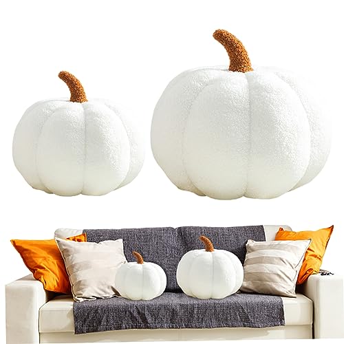 Coussin citrouille en relief 3D moelleux et mignon pour votre lit - 8