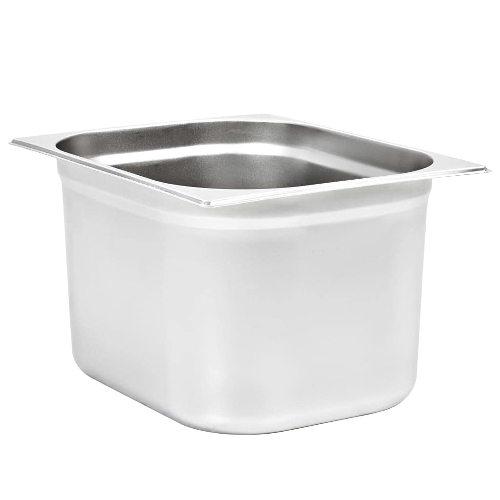 Contenitori Gastronorm 2 pz GN 1/2 200 mm in Acciaio Inox,Accessori Strumenti Cucina,Accessori per scaldavivande a Vapore,Vaschette per scaldavivande a vapore-50890