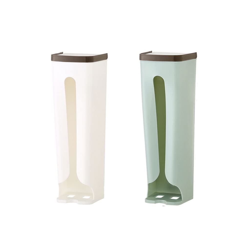 Sac poubelle rangement mural de cuisine distributeur plastique couleur B