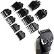 JEYORZY 10 Stück Trimmer Wahl Aufsätze Haarschneidemaschine Aufsätze Clipper Guards Haar Clipper Guide Limit Kamm Set, Haarschneider Aufsatz, für Bartschneider, Haarschneider, Friseursalon (Schwarz)