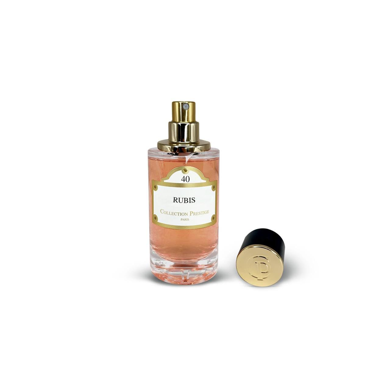 CP Prestige – Rubí #40 – Eau de Parfum Mixte 50 ml – Frutas rojas, rosa y ámbar – Perfume Oriental Floral Elegante e intenso – Larga duración