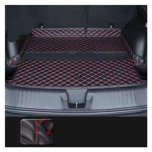 Tapis de coffre pour Haval Dargo 2021-2023 en cuir noir protecteur
