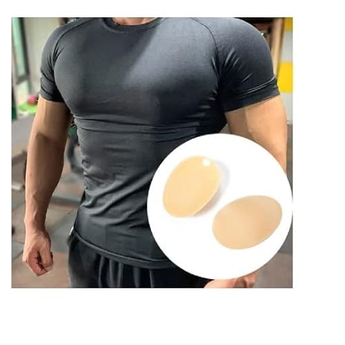 Adesivos De Silicone Autoadesivos De Músculo Masculino Bege