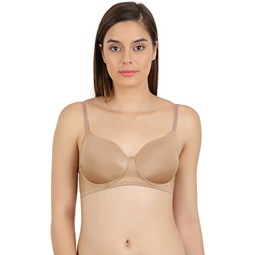 Image of Zivame Women's Nylon Padded Wire Free T-Shirt Bra
