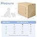 Seiyierr Dog Crate Cover - Kennel Cover Fit for 24 Inch Dog Crate, Double Door Polyester Crate Cover for Wire Dog Crate Indoor Outdoor Protection, Light Tan