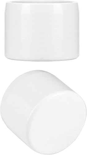 Miniatura 3 de QWORK Accesorio de tapa de extremo de tubería de PVC, 20 unidades de 34 pulgadas de grado de muebles SCH40, tapa de extremo externa, color blanco