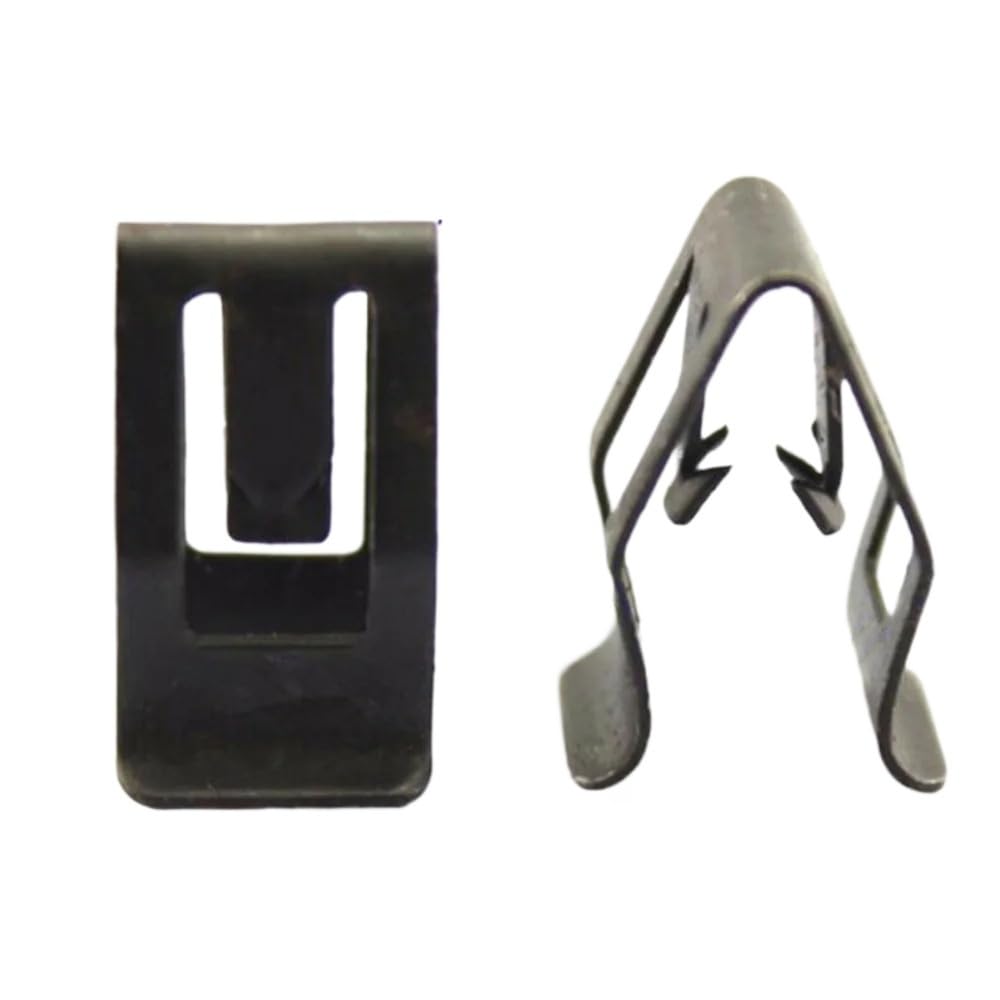 YTQMoreBNZ Fitting Clips Trim Length Side Skirts 17mm Bumpers Console Dashboard Fasteners Panel Retainer