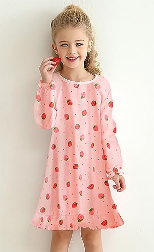 Little Hand Girls Nightie Dress Crewneck Long Sleeve Mermaid CuteDresses for Toddler Clothes 3-9 Years2