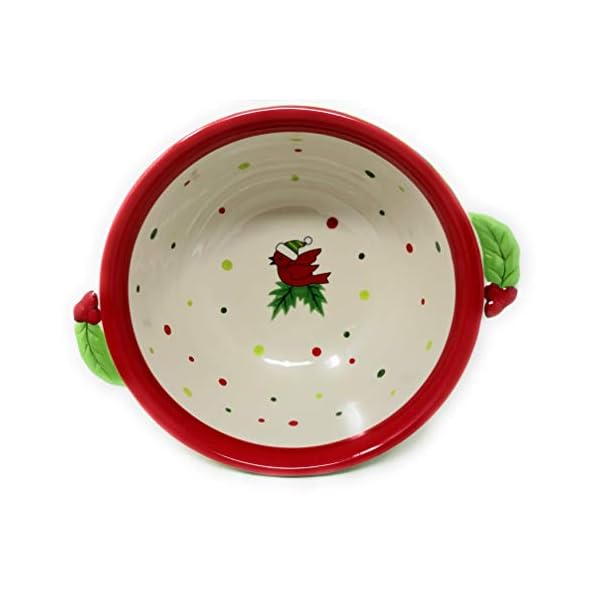 Temptations Ovenware Pedestal Bowl, Mixing, Serving, Prep, Tab Handles