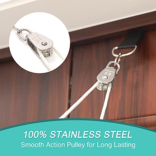 Shoulder Pulley for Physical Therapy, Over The Door Pulley System by Fanwer - Used condition - Image 3