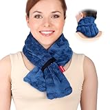 Comfytemp Microwavable Heating Pad for Neck Shoulders, FSA Eligible HSA, 33"×4", Moist Heat Neck Wrap Warmer for Pain Relief, Microwave Heating Pad Warm Compress, Relaxation Items for Women Seniors