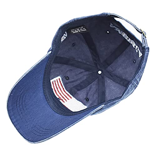 Gorra de béisbol ajustable con bandera americana miniatura 5