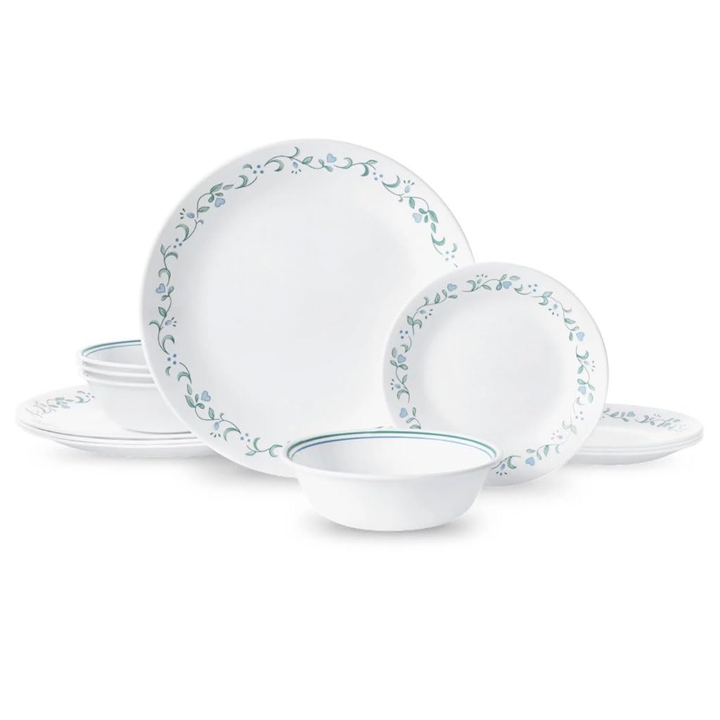 Service de vaisselle complet avec assiette ronde et bol en porcelaine pour équipement cuisine