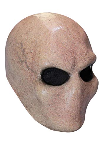 GHOULISH Masque revenant muet adulte - Argenté/gris - Taille Unique