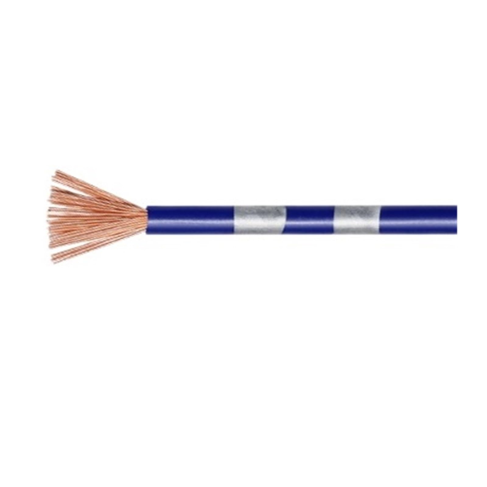 2/5/10/20/30/50/80/100M 13/14AWG Filo modificato for Auto 0.3/0.5/0.85/1.25/2/2.5mm² Cavo Audio for Altoparlanti di Alimentazione in Rame Isolato in PVC Linea(Blue,20m 14AWG)