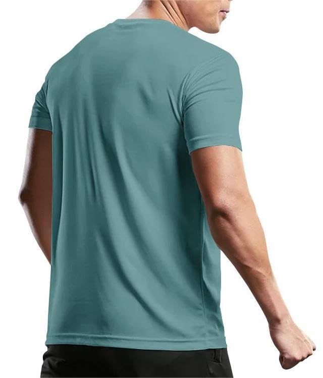 Image of Noble Monk Men's Regular Fit T Shirt |Half Sleeves |Round Neck | Casual T-Shirt for Me