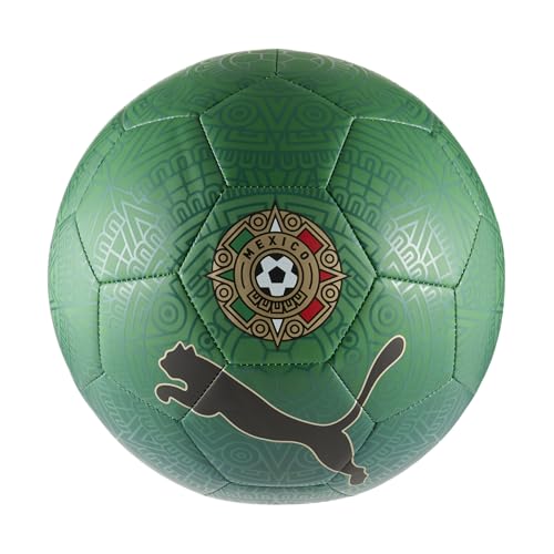 PUMA Unisex Mexico Fan Soccer Ball Archive Green- Red SS26 5 Mexico Fan Ball