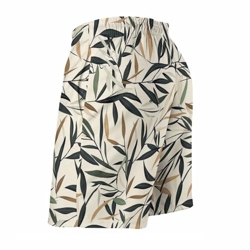 Floral Swimming Trunks for Men with Compression Hawaiian Quick Dry Print Board Shorts Summer Beach Shorts with Pockets3