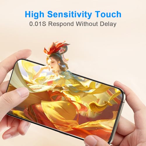 Shunwige Displayschutzfolie aus gehärtetem Glas, entworfen für Moto G50 (5G), gehärtetes Glas/Ausrichtungsrahmen/Kratzfest/deckt nur den Anzeigebereich ab