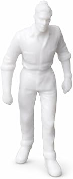 Mini People Figurines, White Miniature People, for Architectural Models, Dioramas, and Model Trains, 1/75 1/100 1/150 1/200 Scale, 1/200