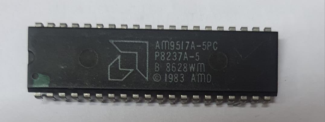AMD AM9517A-5PC P8237A-5 DMA Controller IC Chip, 40-Pin DIP, 1983 Vintage-image-15