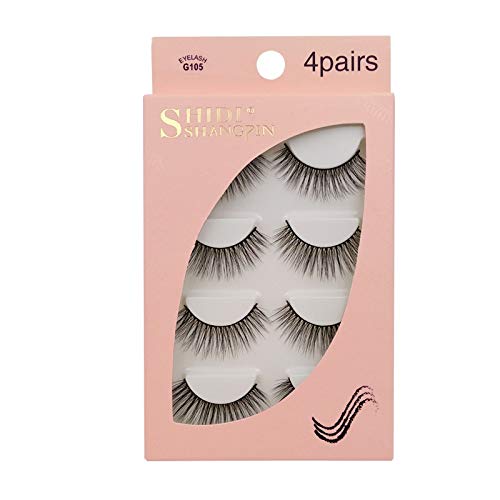 Faux cils réutilisables et souples texture moelleuse 3D pour maquillage des yeux