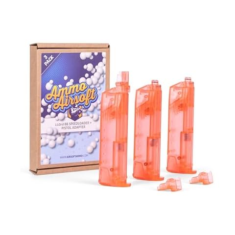 Ammo Airsoft 110rd Speed Loader 3 Pack Cover