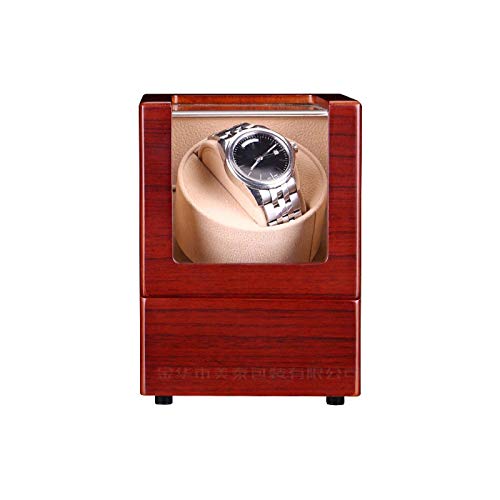 Ssrsgyp Agitador De Reloj Medidor Agitador Pintura Caja del Motor para Hornear Reloj Mecánico Caja De Almacenamiento Caja De Cadena Automática Mudo Antimagnético(Color:marrón) Cover