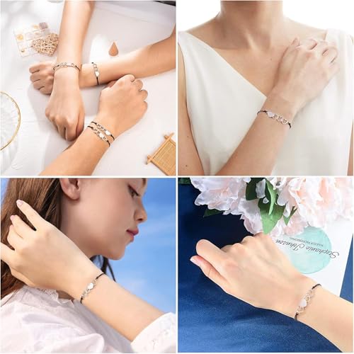 Image of Shining Diva Fashion Best Friends Friendship Bracelets for Women & Girls | Matching Heart Bracelets | Stylish Gifts for Girls | Anti Tarnish Stainless Steel Jewellery