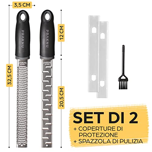 Praknu 2 Grattugie Fine e Grossa - Extra Affilate