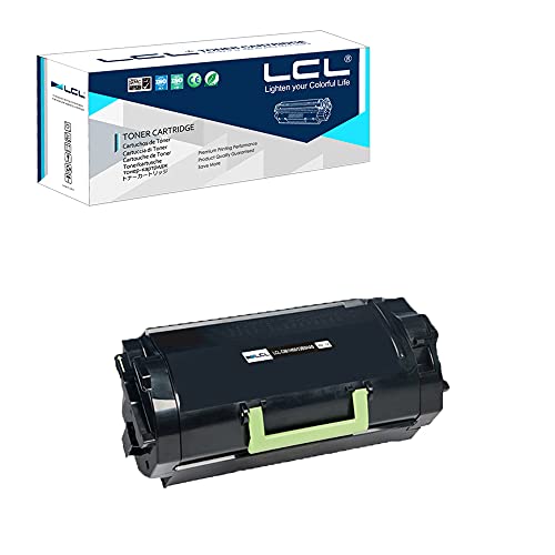 LCL Compatible Toner Cartridge Replacement for Lexmark 53B1H00 53B0HA0 53B1000 25000 Pages MS817D MS818DN MS817N MS817n MS817dn MS818dn (1-Pack Black)