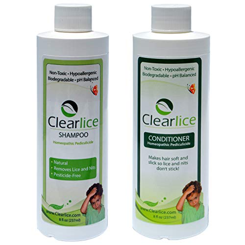 ClearLice® Lice Treatment Shampoo and Conditioner - 1 Day Treatment Kit - Get