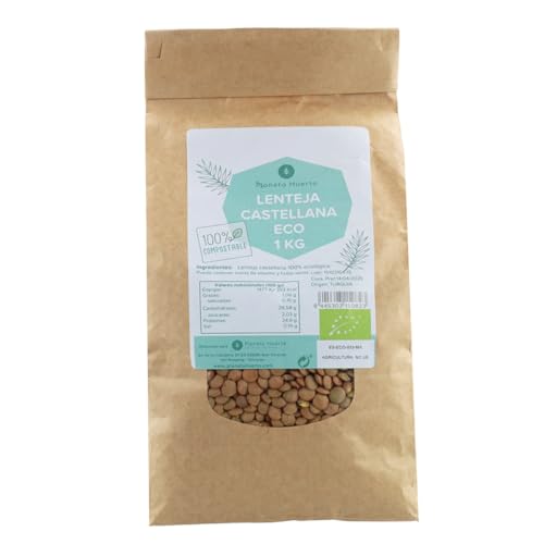 PLANETA HUERTO | Lenteja Castellana ECO - Legumbre Nutritiva y Versátil con Sabor Suave