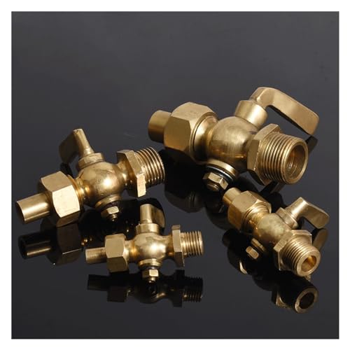 Robinet droit de sécurité M20 laiton fixe pour stopper fuites de carburant - 5