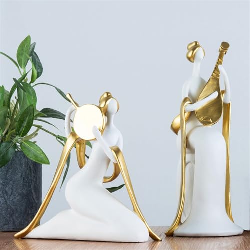 Décoration de bureau statue abstraite luxe pour meuble TV et bibliothèque