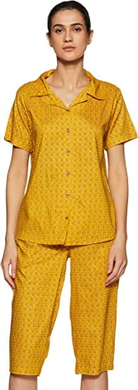 LongiesWomen's Capri Regular Pajama Set