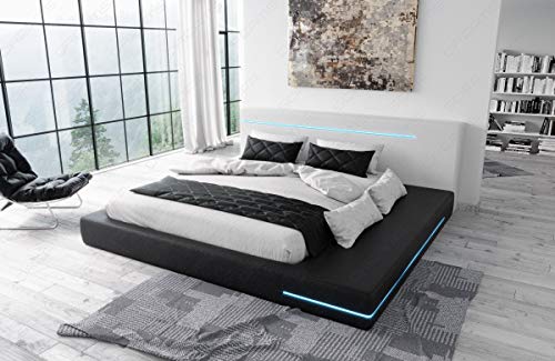 Preisvergleich Produktbild Sofa Dreams Modernes Designerbett Rimini mit LED Beleuchtung