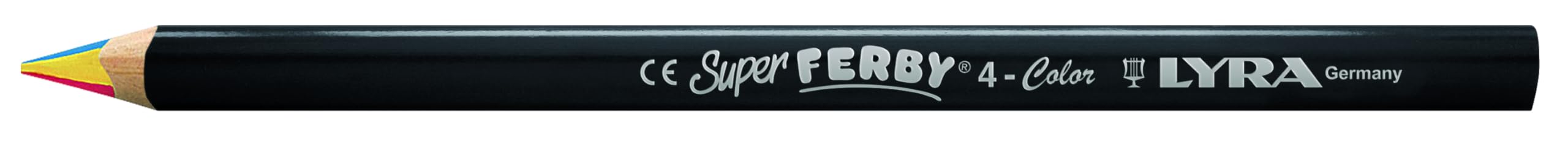 LYRA SUPER FERBY 4-color Stift, schwarz lackiert, 36er Runddose