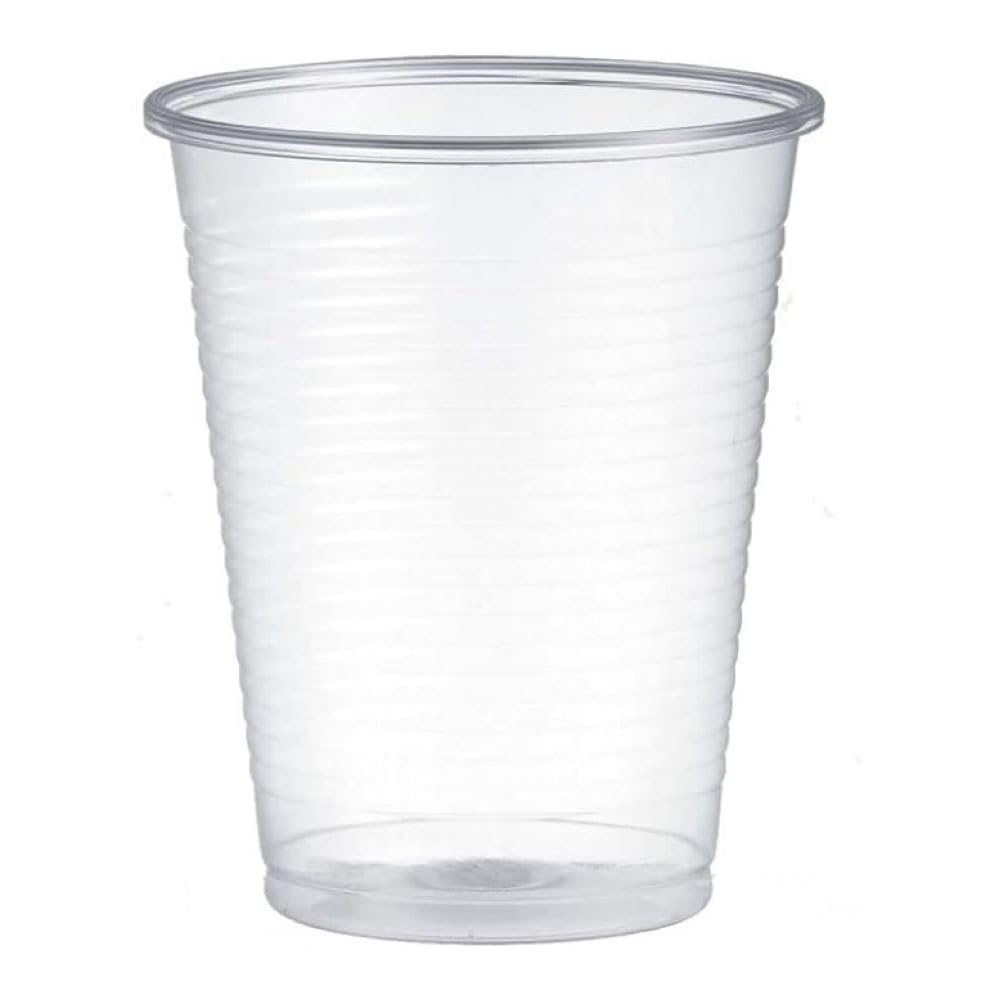 Generico ISAP Bicchieri Trasparenti plastica da 200 cc - MADE IN ITALY idoneo al contatto alimentare varie quantità in stock offerta (3000)