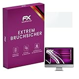 Mieux que le verre: à la différence réelle en verre ou Tempered Glass qui FX-Hybrid-Glass Protection Écran en Verre trempé de plastique est incassable et incassables - ajustement parfait et compatible avec Apple iMac 27 (2020)