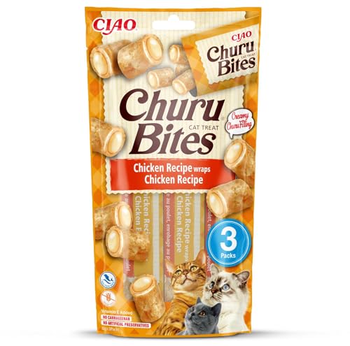 CHURU Cat Bites Receta DE Pollo 3X 10GR