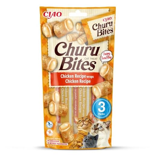 CHURU Cat Bites Receta DE Pollo 3X 10GR