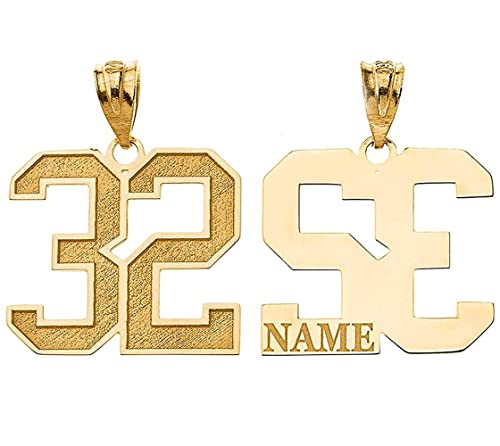 Customizable Number and Name Pendant